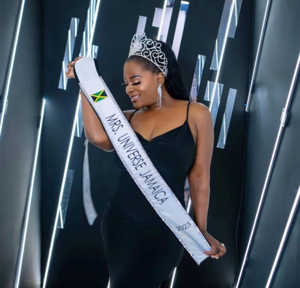 Mrs Universe Jamaica event portrait